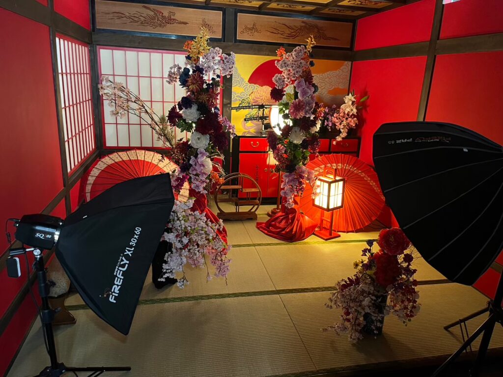 スタジオ　ココロの撮影現場