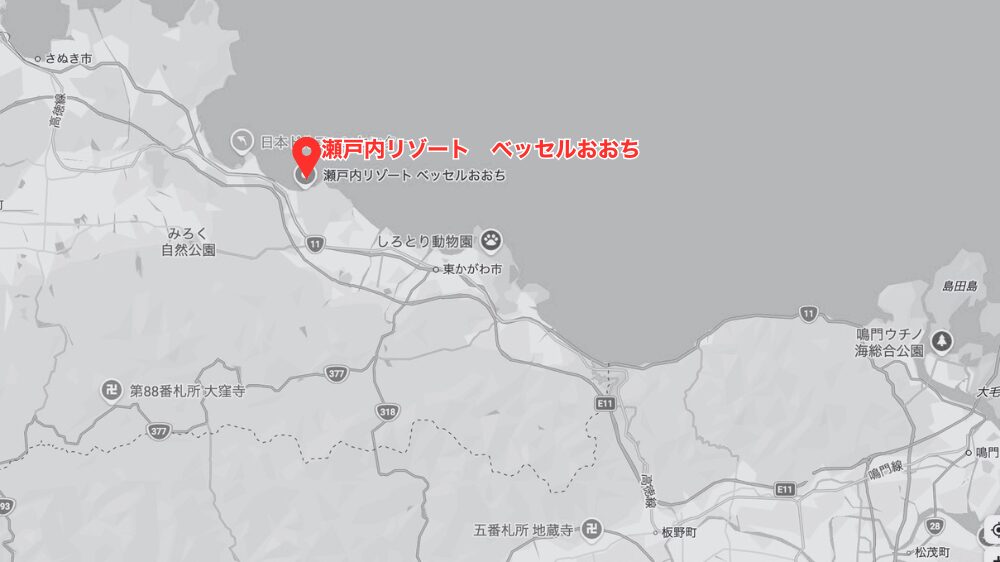 四国観光マップ
