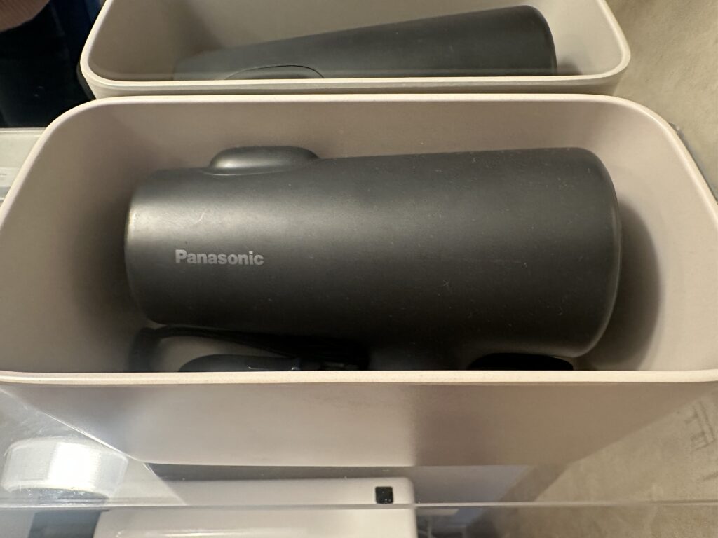 ホテルのドライヤー。