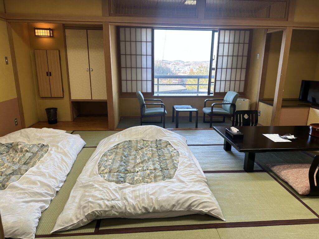 新富亭の客室。