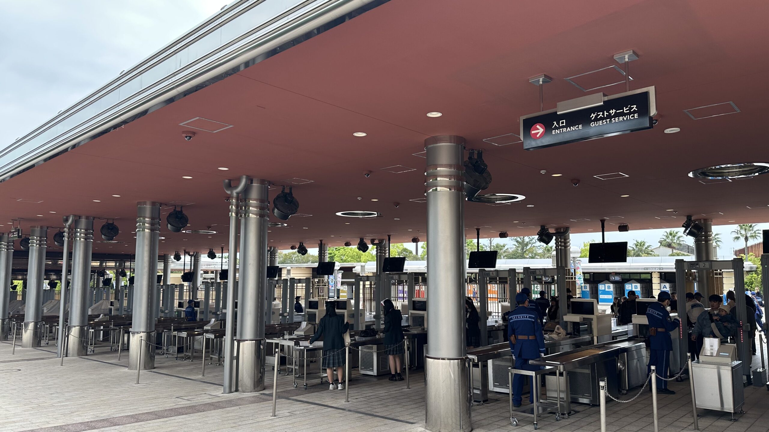 USJの入場の状況