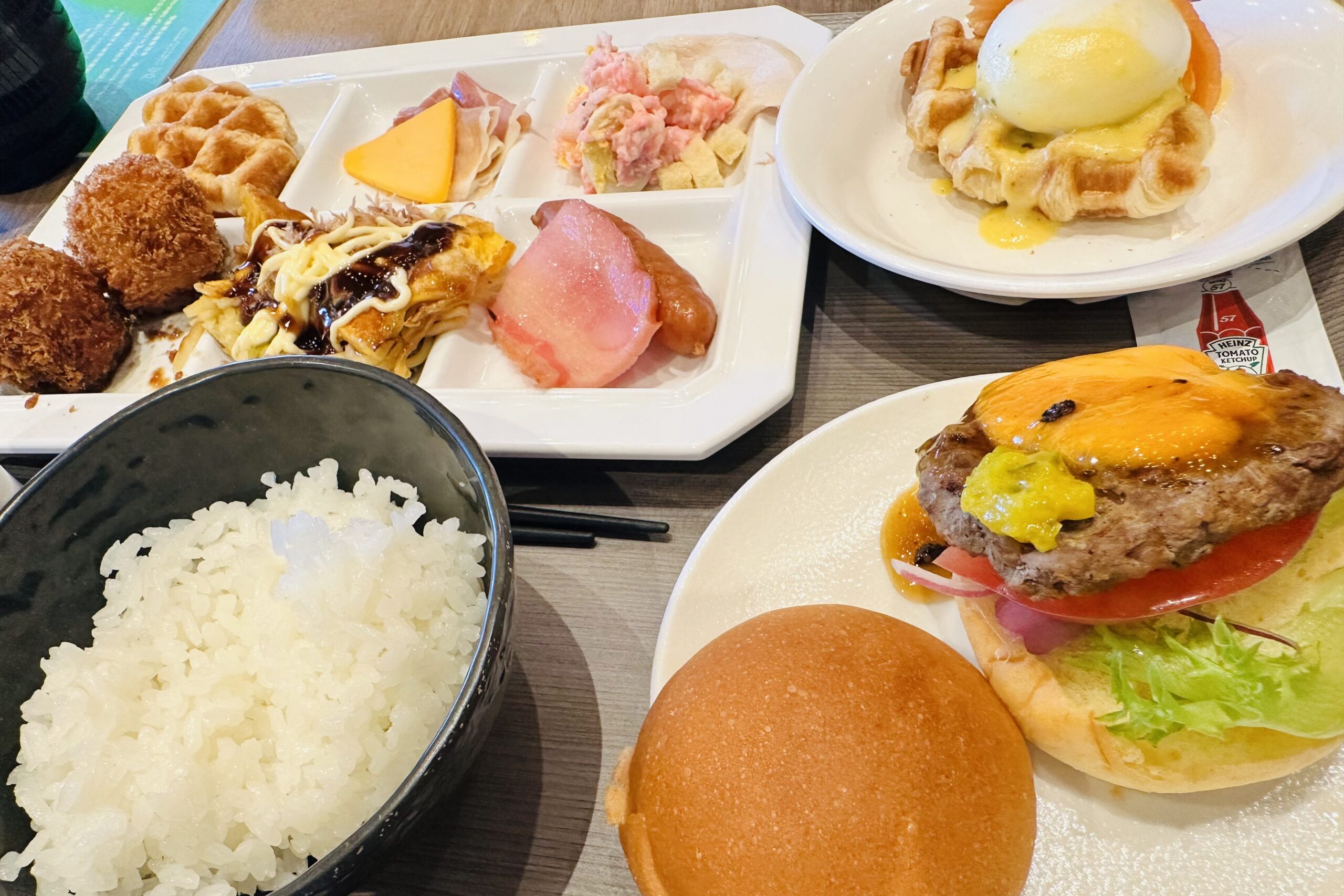 オリエンタルホテル・ユニバーサルシティのレストラン会場。