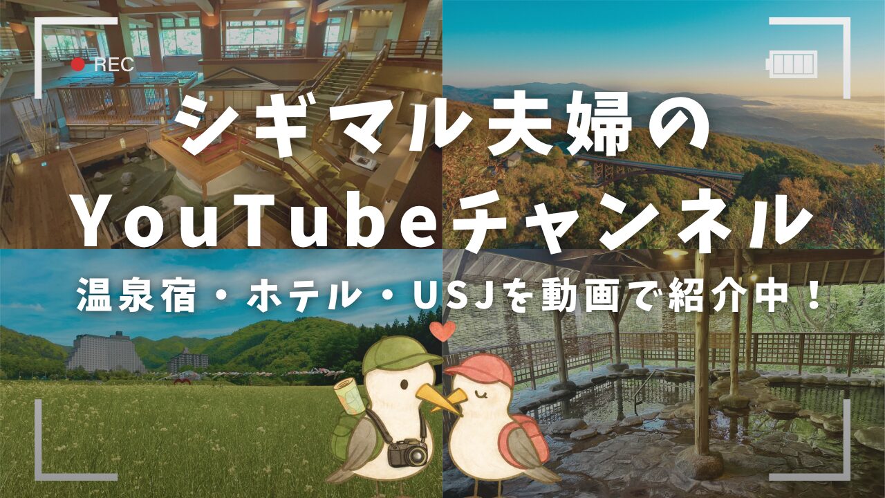 シギマル夫婦のYouTubeチャンネル。