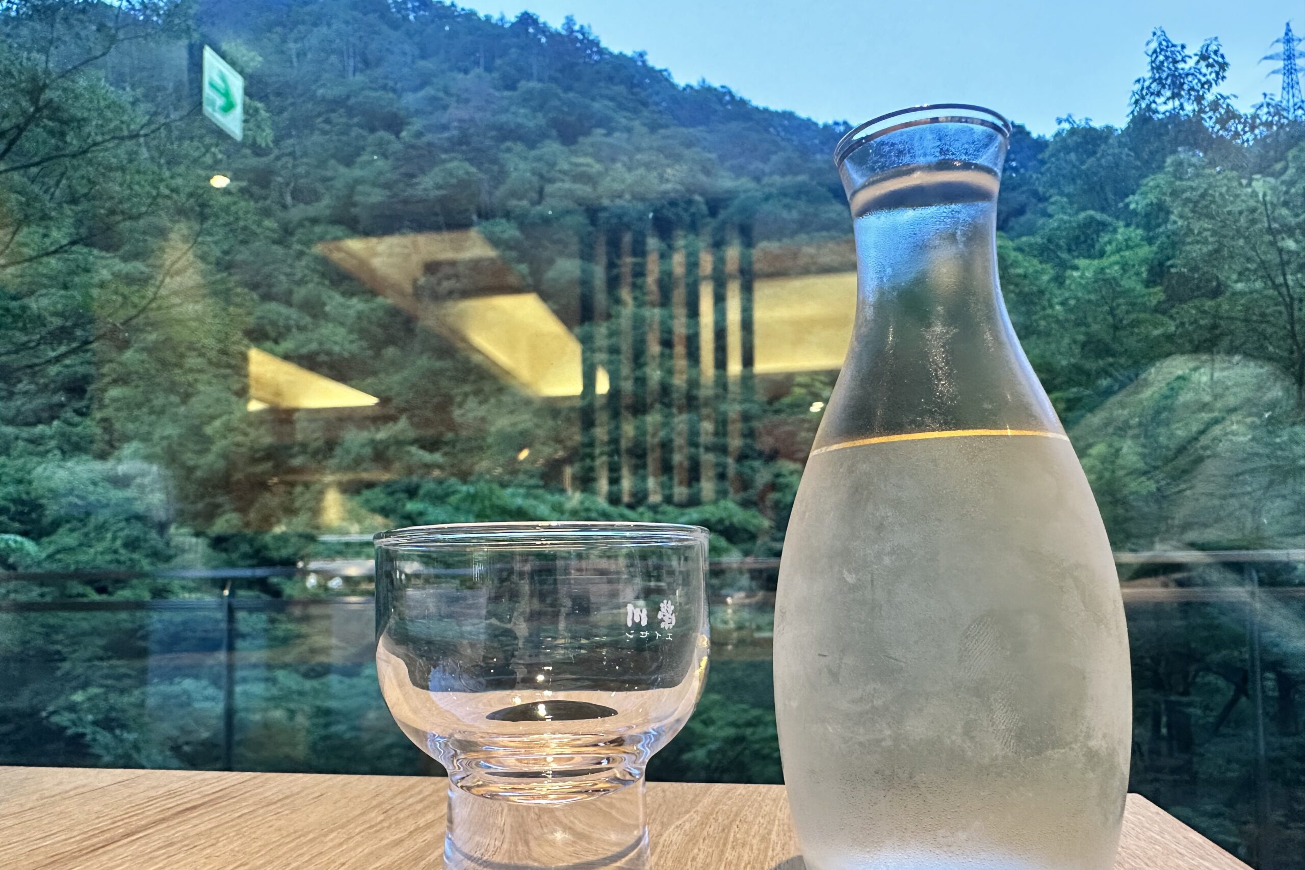 大川荘の夕食会場。