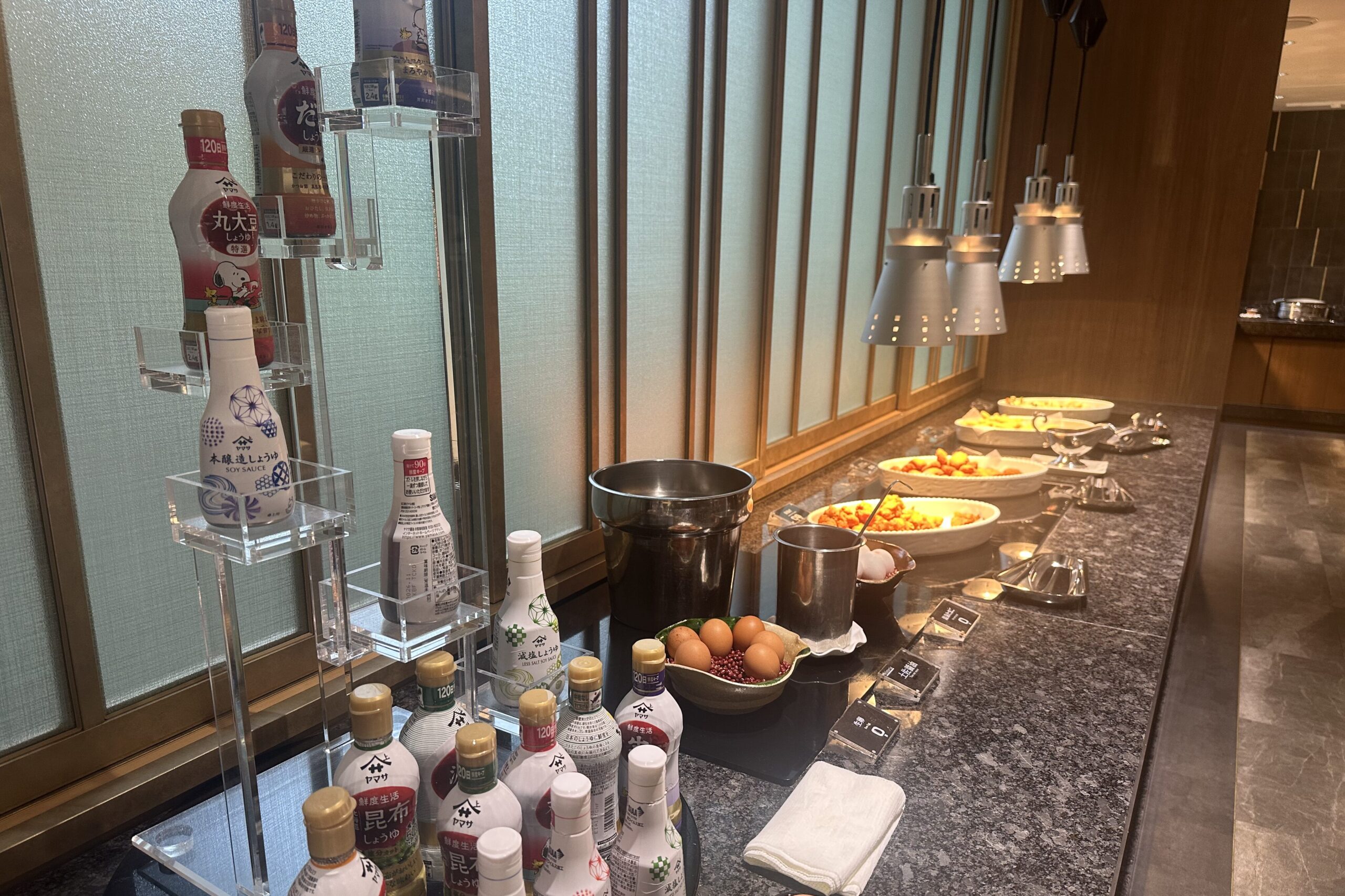 あさやの朝食ビュッフェ