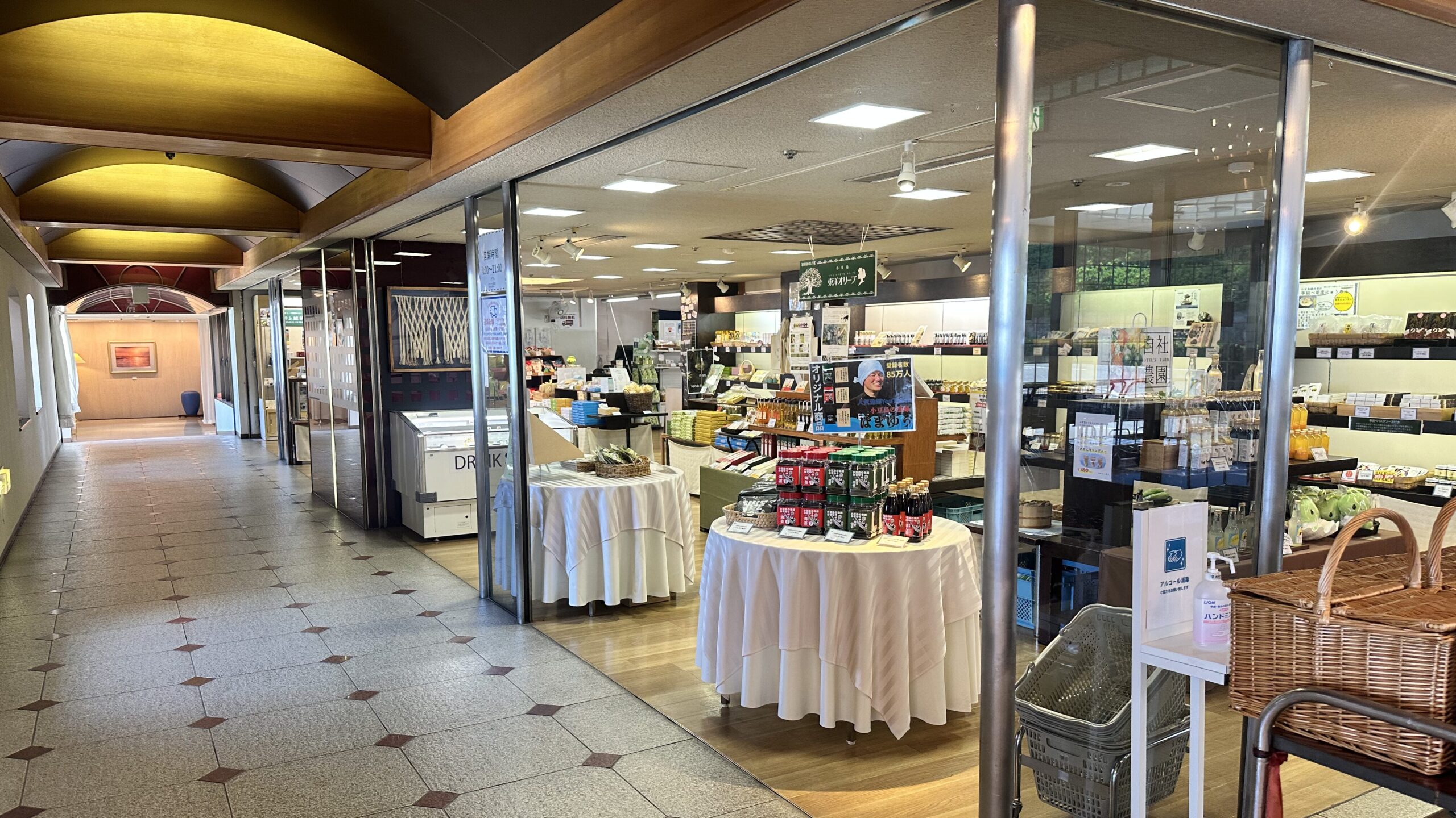 オリビアン小豆島 夕陽ヶ丘ホテルの売店
