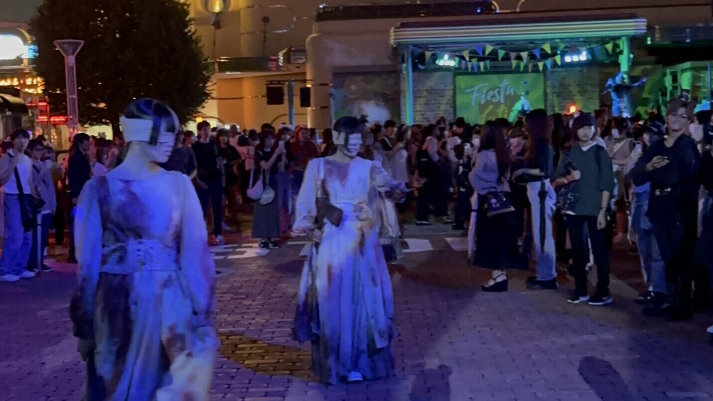 ハロウィン中のUSJ。