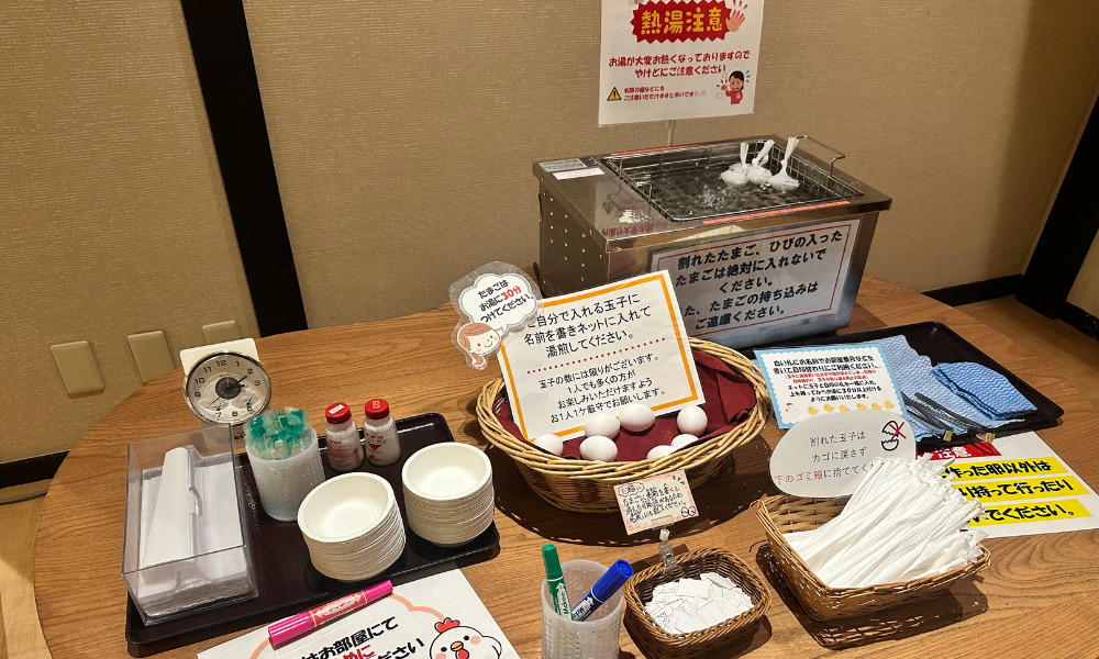 温泉たまご手作り