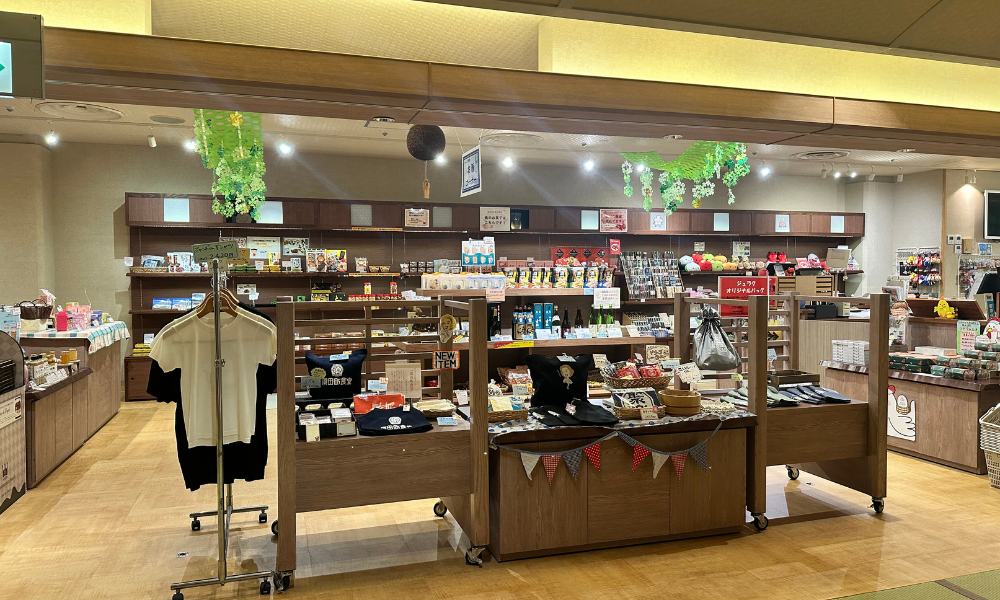 飯坂ホテルジュラクの売店
