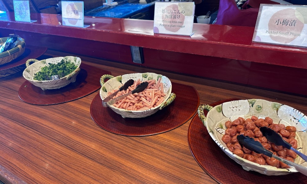 御宿東鳳の朝食ビュッフェ