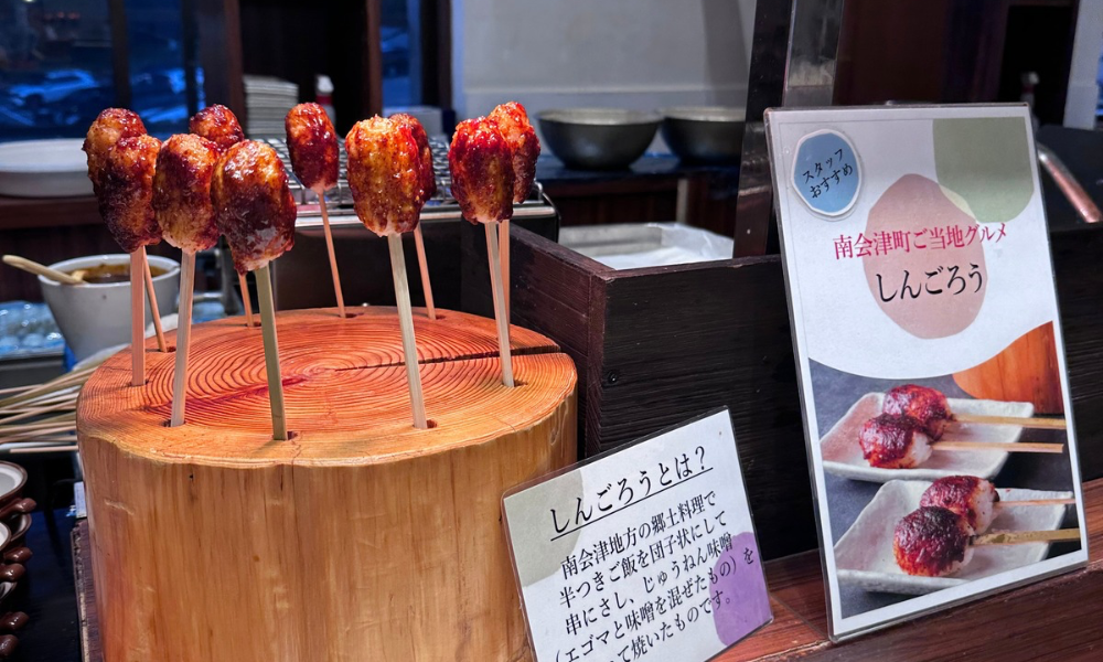 御宿東鳳の朝食ビュッフェのご当地グルメ