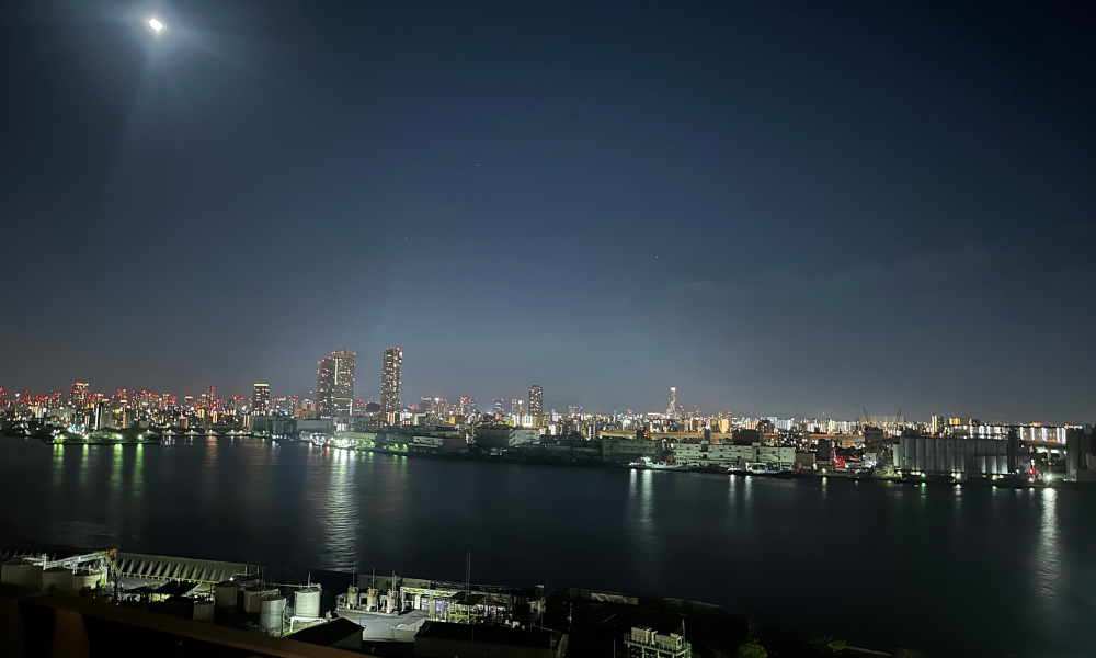 湯上り処からの景色